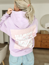 HOODIE|HAPPY|FLIEDER