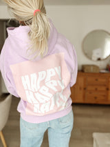 HOODIE|HAPPY|FLIEDER