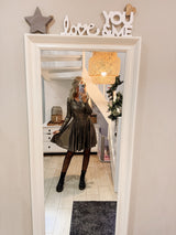 BELLA | KLEID| GOLDBRONZE