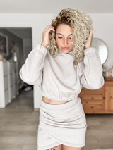 WRAPY| SWEAT|BEIGEGRAU