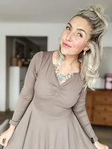 BELLA | KLEID| RIPPBRAUN