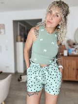PUCKBAG|SHORTS|MINTDOTS