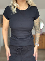 PHOEBE|SHIRT|RIPPBLACK