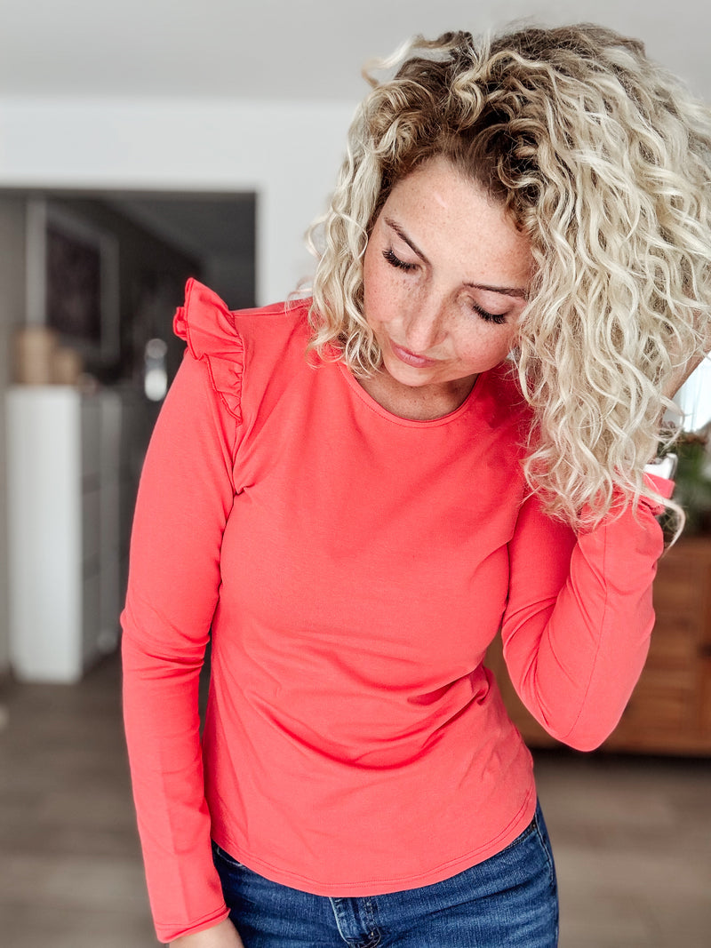 PHOEBE| SLEEVE | CORAL