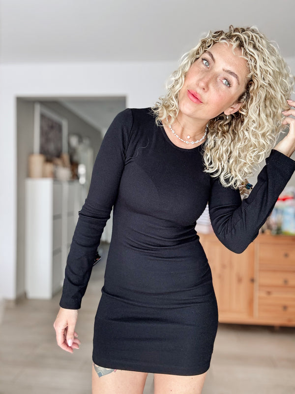 ADELE|STRICKKLEID|BLACK