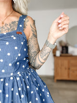 FLOER|LATZKLEID|Jeansdots