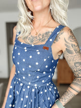 FLOER|LATZKLEID|Jeansdots