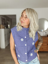 JILAY| WESTE|PRINTBLUE