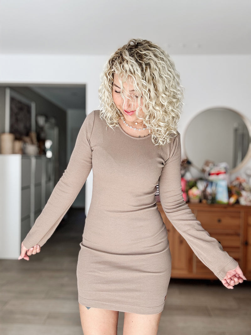 ADELE|STRICKKLEID|BRAUN