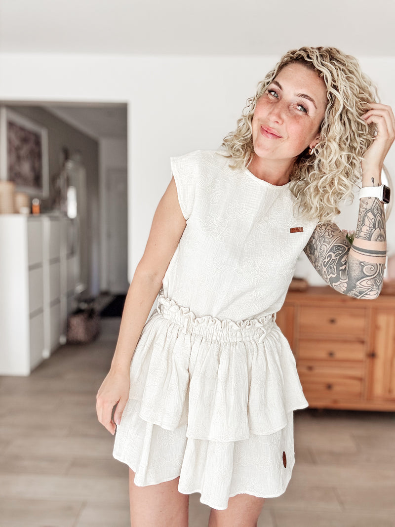 JORINDE | BLUSE| MUSSELINbeige