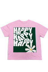 SHIRT|HAPPY|Greenpink