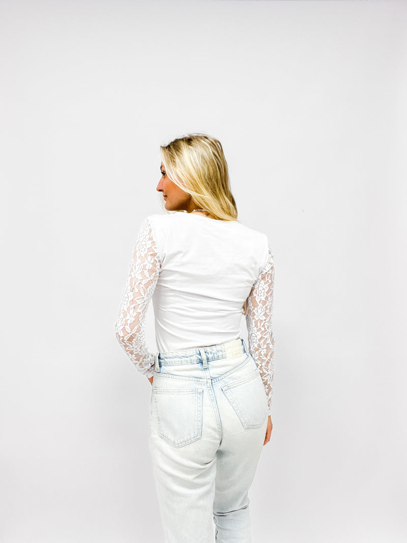 Stella| Longsleeve | Spitze| Uni
